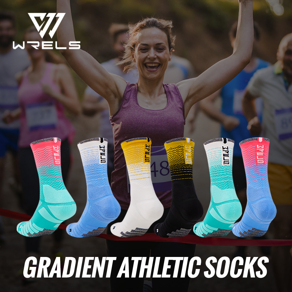 Anti Blister Sock - Wrels 1/2/3 meias esportivas acolchoadas atléticas