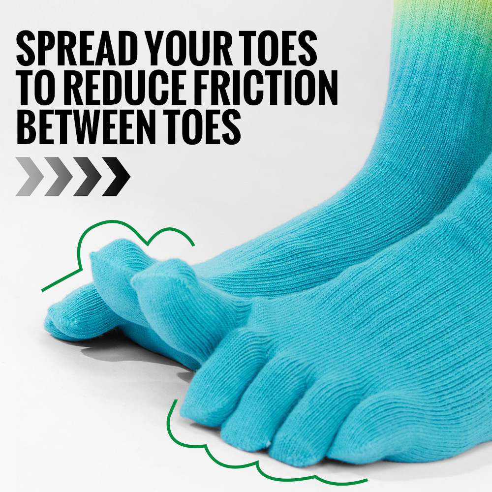 WELS Toe Socks Algodão Atlétic - Anti Blister Sock avaliação e preço