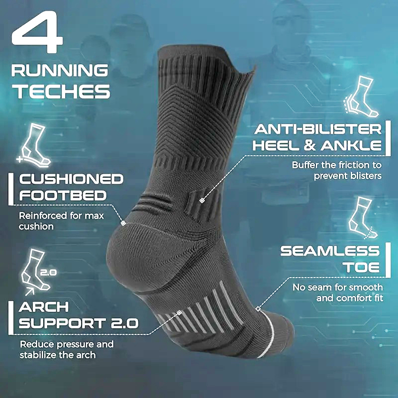 Meias Esportivas Masculinas co - Anti Blister Sock avaliação e preço